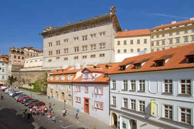 Výhled z hotelu Red Lion Praha